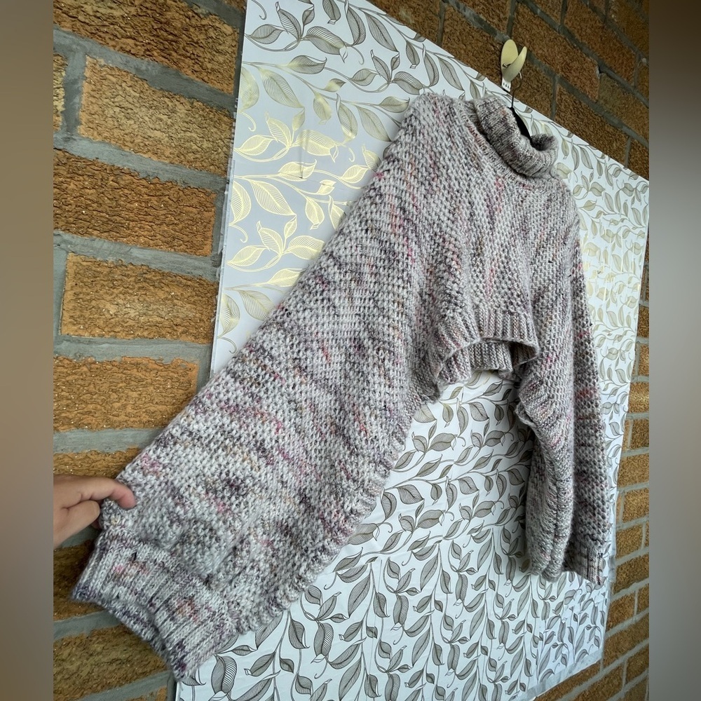 Henrik Vibskov AW21 Cropped Bat Sweater | Designer Scandi Style Chunky Knit  M - Picture 4 of 12